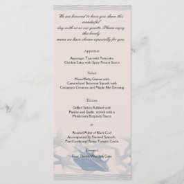 O tesouro no menu Sea Wedding