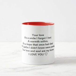 O teu amor é caneca