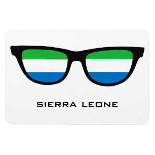 O texto personalizado e o ímã colorido do Sierra L