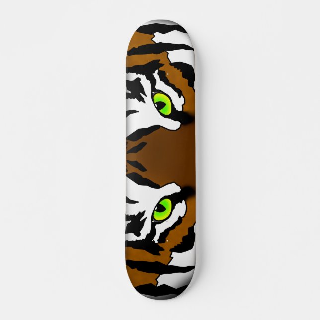 O tigre Eyes o skate (Frente)