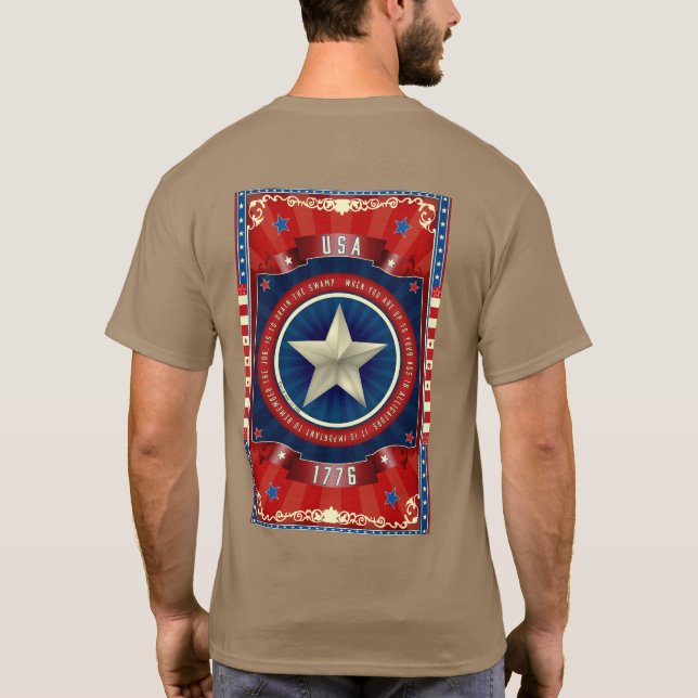 O trabalho é drenar a camisa do pântano (Verso)