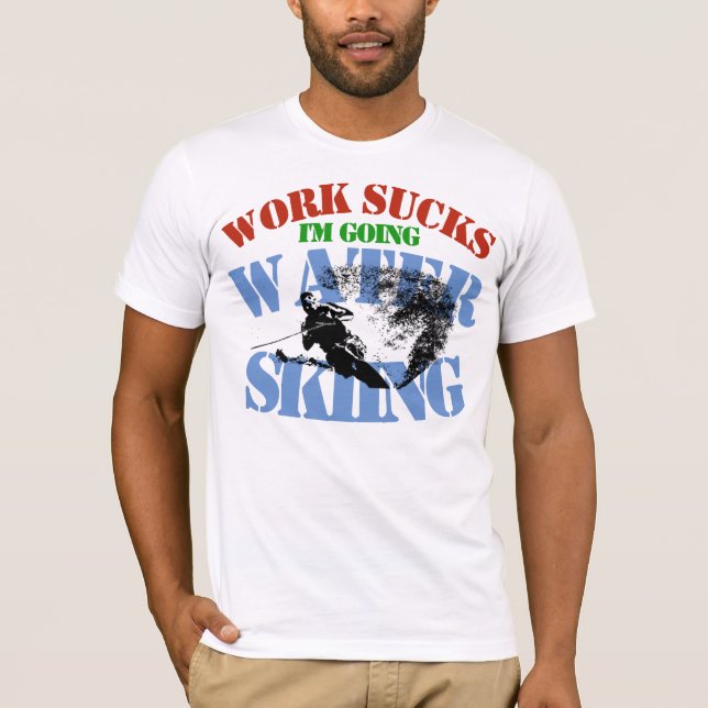 O trabalho suga-me é camisa engraçada indo do (Frente)