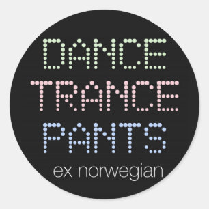 O Trance da dança arfa a etiqueta