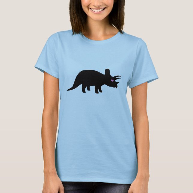O Triceratops ama-o, camisa da boneca (Frente)