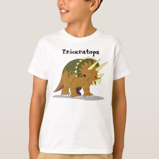 O Triceratops caçoa a camisa
