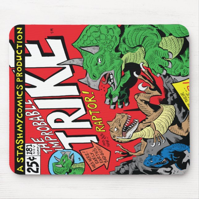 O Trike improvável por Jim Lawson Mousepad (Frente)