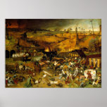 O triunfo da Impressão da morte<br><div class="desc">O triunfo da morte por Peter Bruegel - pintura clássica</div>