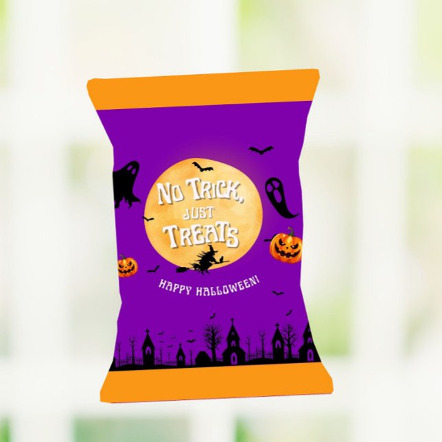 O Truque de Bag Chip Halloween ou as ameaças favor (Criador carregado)