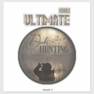 O último adesivo de caça a patos