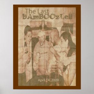 O último Bamboozle o poster retro
