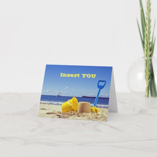 O ÚLTIMO **** CARTÃO DE ANIVERSÁRIO DA PRAIA**** (Frente)