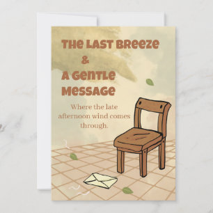 O Último Sopro & Um Convite Vintage com Mensagem G