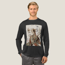 "O Um Virá" Camiseta Japonesa de Gato Manga Longa