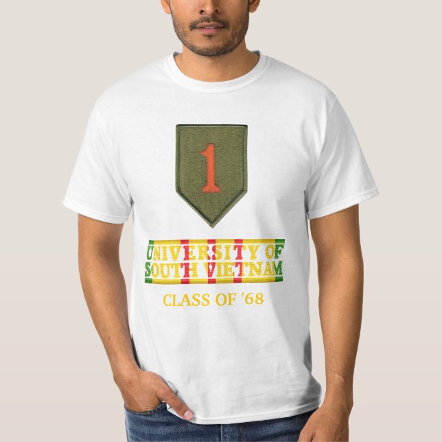 ø Universidade dos Inf Div da camisa de Vietnam (Frente)