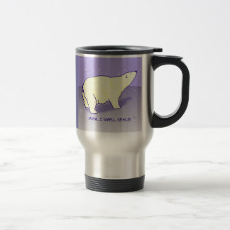 O urso polar vai caneca