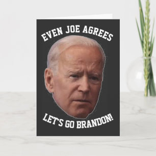 O vamos GO BRANDON BIDEN CONCORDA COM O Cartão DE