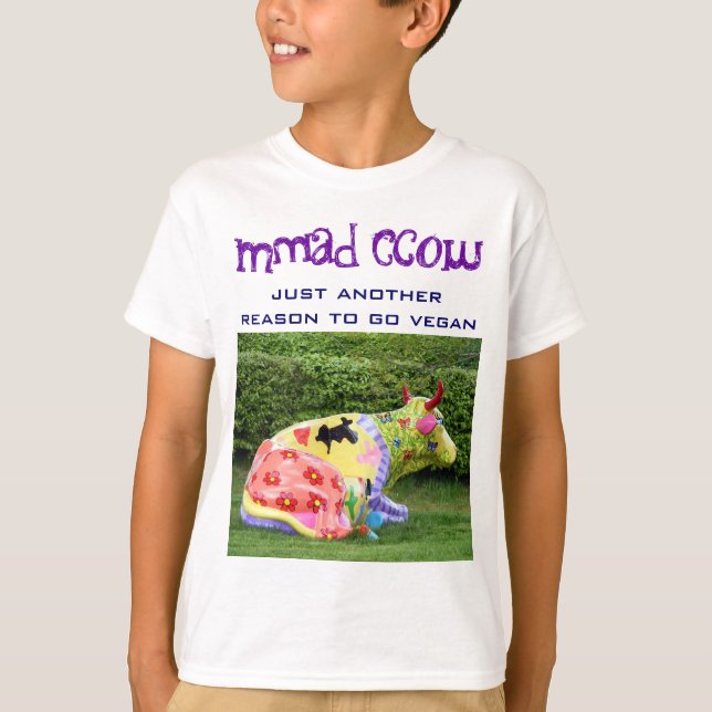 o vegan engraçado caçoa a camisa (Frente)