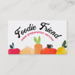 o vegetal de fruta cobre cartões de visitas da