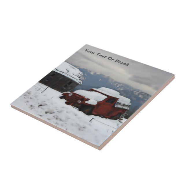 O velho caminhão vermelho (Lateral)