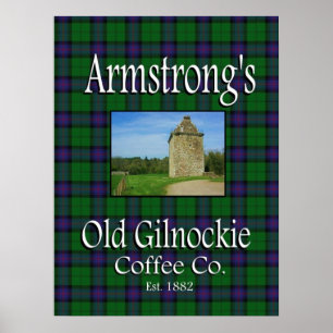 O velho Gilnockie Coffee Co. Poster de Armstrong