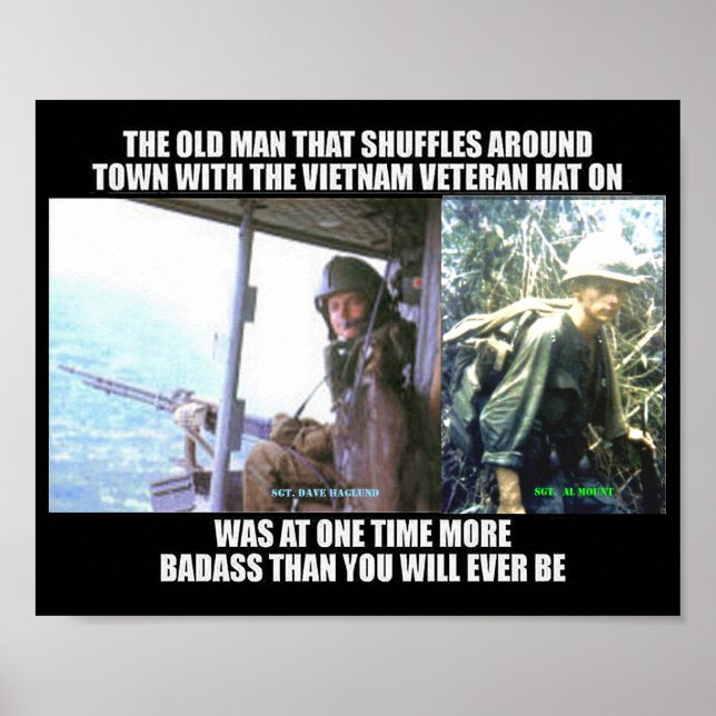 O VELHO VIETNAM VET POSTER (Frente)