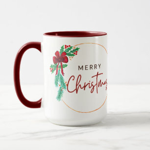 Ó Venham Todos os Fiéis Caneca de Natal Cristã