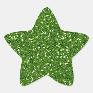 O verde brilha etiqueta