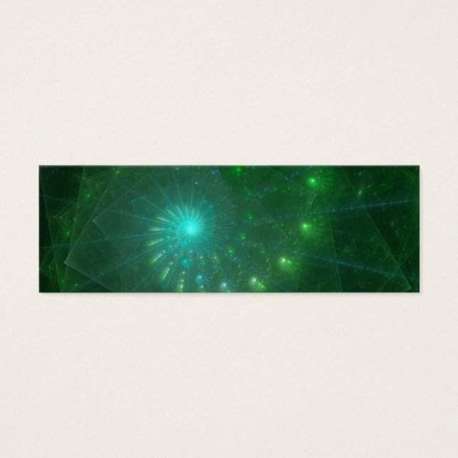 "O Verme Verde Quadrado" Arte Fractal (Frente)