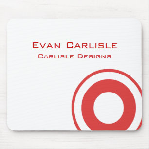 O vermelho circunda Mousepad TBM