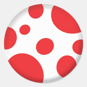 O vermelho mancha a etiqueta
