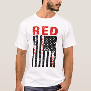 O VERMELHO recorda todos camisa distribuída dos