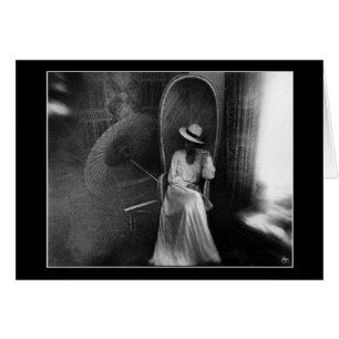 O vestido branco - cartão