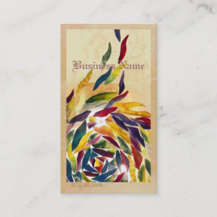 O vidro da arte sae do cartão de visita elegante