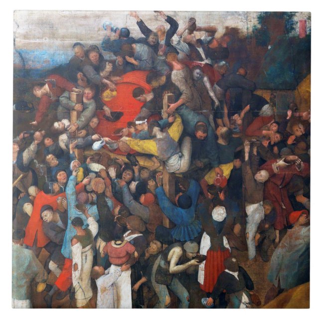 O Vinho do Dia de Martin Santo, Pieter Bruegel (Frente)