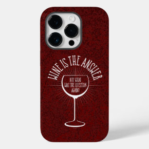 O Vinho É A capas de iphone Do Caseiro De Resposta
