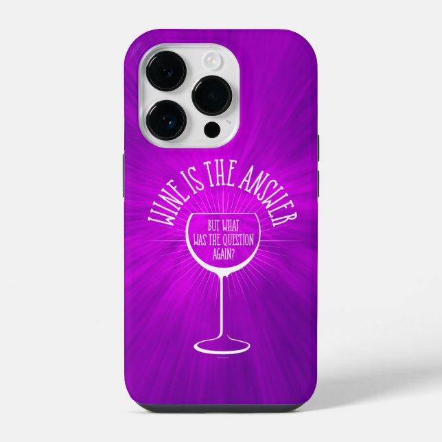 O Vinho É A capas de iphone Do Caseiro De Resposta (Verso)