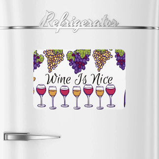 O Vinho É Um Ímã de Foto Flexível Bom