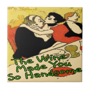 O vinho faz-lhe Hansome