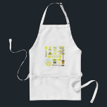 O vintage inspirou o avental da limonada<br><div class="desc">Um avental que caracteriza um teste padrão temático da limonada com ilustrações de um jarro da limonada, de um frasco de pedreiro da limonada, de cunhas de limão, de uma árvore de limão, de um cartucho do açúcar, de um juicer da mão, de uma peneira, e de uma colher de...</div>