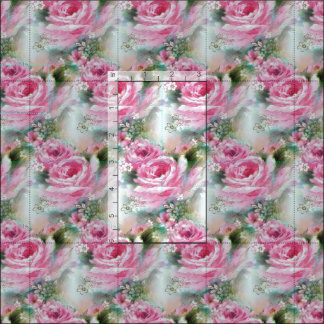 O vintage inspirou o tecido cor-de-rosa dos rosas