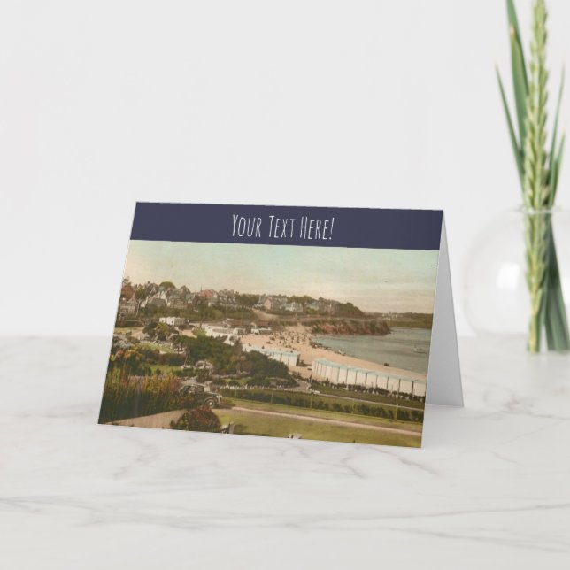 O vintage jardina cartão de cumprimentos (Frente)