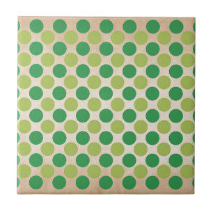 O vintage retro verde circunda o teste padrão