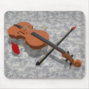 O violino & o rosa: Mousepad feito sob encomenda