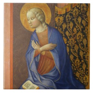 O Virgin Annunciate, C. 1430 (o tempera no painel)