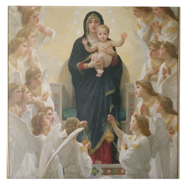 O Virgin com Anjo, 1900 (Frente)