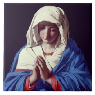 O Virgin na oração, 1640-50 (óleo em canvas)