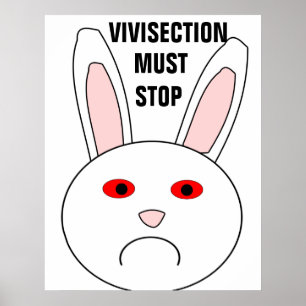 O Vivisection deve parar o poster