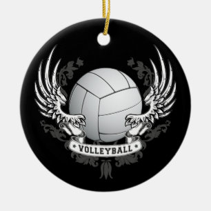 O voleibol voa o ornamento