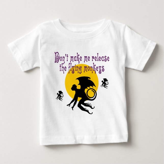 O vôo Monkeys a camiseta (Frente)