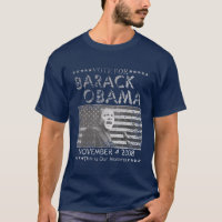 O voto para Barack Obama "isto é camisa de t do